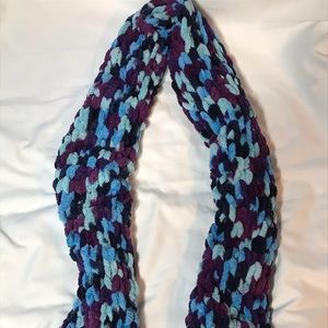 Handmade scarf using Lion Brand Off the Hook Yarn
